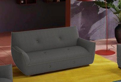 Egoitaliano 2,5-Sitzer Yuki, extravagantes Design und höchster Sitzkomfort, tolle Details, Solitärmöbel, mit bioelasatische MIcrofaser BOUNCE bezogen von Egoitaliano