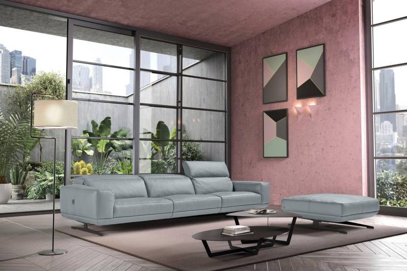 Egoitaliano 3-Sitzer Gloria, super bequem, hochwertige Verarbeitung, edles Design, Megasofa, beidseitig verstellbare Rückenelemente, mit Designmetallfüßen von Egoitaliano