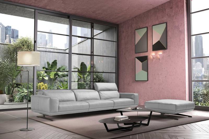 Egoitaliano 3-Sitzer Gloria, super bequem, hochwertige Verarbeitung, edles Design, Megasofa, beidseitig verstellbare Rückenelemente, mit Designmetallfüßen von Egoitaliano