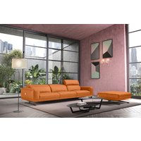 Egoitaliano 3-Sitzer "Gloria, super bequem, hochwertige Verarbeitung, edles Design, Megasofa", beidseitig verstellbare Rückenelemente, mit Designmetallfüßen von Egoitaliano