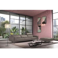 Egoitaliano 3-Sitzer "Gloria, super bequem, hochwertige Verarbeitung, edles Design, Megasofa" beidseitig verstellbare Rückenelemente, mit Designmetallfüßen von Egoitaliano