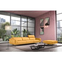 Egoitaliano 3-Sitzer "Gloria, super bequem, hochwertige Verarbeitung, edles Design, Megasofa" beidseitig verstellbare Rückenelemente, mit Designmetallfüßen von Egoitaliano