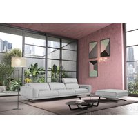 Egoitaliano 3-Sitzer "Gloria, super bequem, hochwertige Verarbeitung, edles Design, Megasofa", beidseitig verstellbare Rückenelemente, mit Designmetallfüßen von Egoitaliano