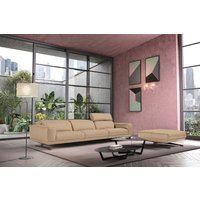 Egoitaliano 3-Sitzer "Gloria, super bequem, hochwertige Verarbeitung, edles Design, Megasofa" beidseitig verstellbare Rückenelemente, mit Designmetallfüßen von Egoitaliano