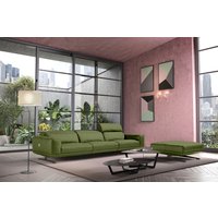 Egoitaliano 3-Sitzer "Gloria, super bequem, hochwertige Verarbeitung, edles Design, Megasofa", beidseitig verstellbare Rückenelemente, mit Designmetallfüßen von Egoitaliano