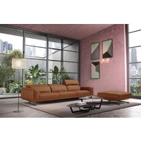 Egoitaliano 3-Sitzer "Gloria, super bequem, hochwertige Verarbeitung, edles Design, Megasofa" beidseitig verstellbare Rückenelemente, mit Designmetallfüßen von Egoitaliano