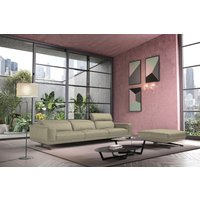 Egoitaliano 3-Sitzer "Gloria, super bequem, hochwertige Verarbeitung, edles Design, Megasofa" beidseitig verstellbare Rückenelemente, mit Designmetallfüßen von Egoitaliano