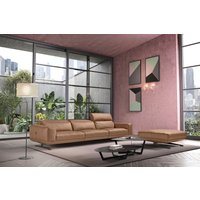 Egoitaliano 3-Sitzer "Gloria, super bequem, hochwertige Verarbeitung, edles Design, Megasofa" beidseitig verstellbare Rückenelemente, mit Designmetallfüßen von Egoitaliano