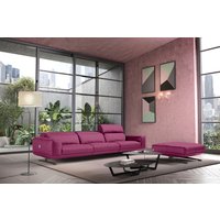 Egoitaliano 3-Sitzer "Gloria, super bequem, hochwertige Verarbeitung, edles Design, Megasofa" beidseitig verstellbare Rückenelemente, mit Designmetallfüßen von Egoitaliano