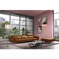 Egoitaliano 3-Sitzer "Gloria, super bequem, hochwertige Verarbeitung, edles Design, Megasofa" beidseitig verstellbare Rückenelemente, mit Designmetallfüßen von Egoitaliano