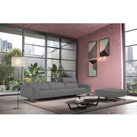 Egoitaliano 3-Sitzer "Gloria, super bequem, hochwertige Verarbeitung, edles Design, Megasofa" beidseitig verstellbare Rückenelemente, mit Designmetallfüßen von Egoitaliano