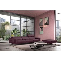 Egoitaliano 3-Sitzer "Gloria, super bequem, hochwertige Verarbeitung, edles Design, Megasofa", beidseitig verstellbare Rückenelemente, mit Designmetallfüßen von Egoitaliano