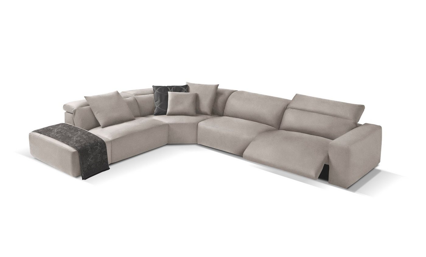 Egoitaliano Ecksofa Beverly, extravangantes Designsofa mit erstklassigem Sitzkomfort, wahlweise mit elektrischer Relaxfunktion, Kopfteilverstellung Egoitaliano Ecksofa Beverly, extravangantes Designsofa mit erstklassigem Sitzkomfort, wahlweise mit elektrischer Relaxfunktion, Kopfteilverstellung von Egoitaliano