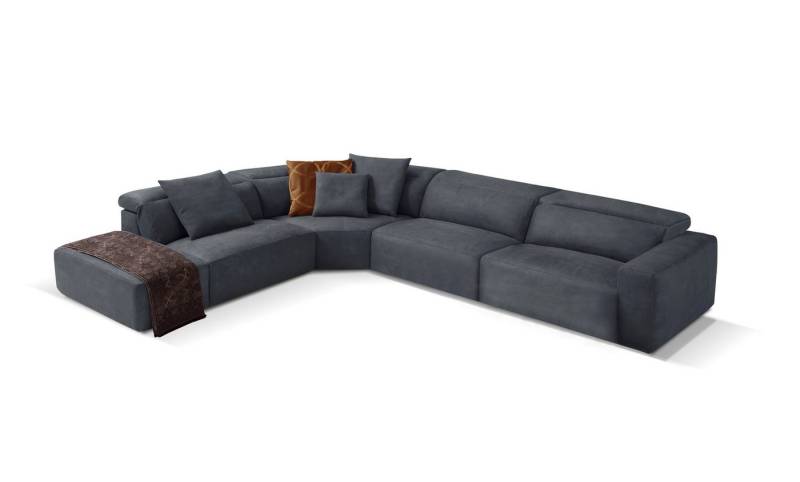 Egoitaliano Ecksofa Beverly, extravangantes Designsofa mit erstklassigem Sitzkomfort, wahlweise mit elektrischer Relaxfunktion, Kopfteilverstellung Egoitaliano Ecksofa Beverly, extravangantes Designsofa mit erstklassigem Sitzkomfort, wahlweise mit elektrischer Relaxfunktion, Kopfteilverstellung von Egoitaliano