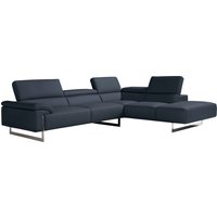 Egoitaliano Ecksofa "Malika, elegant und bequem, Designsofa, L-Form" mit Ottomane, inkl. Kopfteilverstellung und chromfarbenen Metallfüßen Egoitaliano Ecksofa "Malika, elegant und bequem, Designsofa, L-Form" mit Ottomane, inkl. Kopfteilverstellung und chromfarbenen Metallfüßen von Egoitaliano