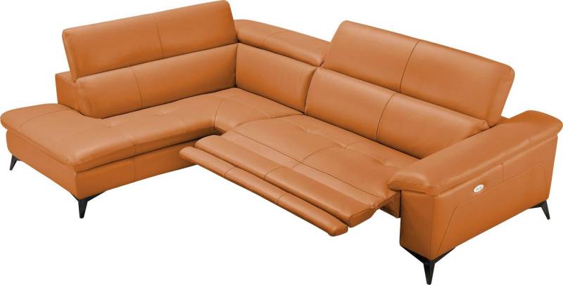 Egoitaliano Ecksofa Martine, Multifunktionssofa mit Komfortfunktionen, edel und bequem, mit Ottomane, elektrischer Relaxfunktion und Kopfteilverstellung Egoitaliano Ecksofa Martine, Multifunktionssofa mit Komfortfunktionen, edel und bequem, mit Ottomane, elektrischer Relaxfunktion und Kopfteilverstellung von Egoitaliano