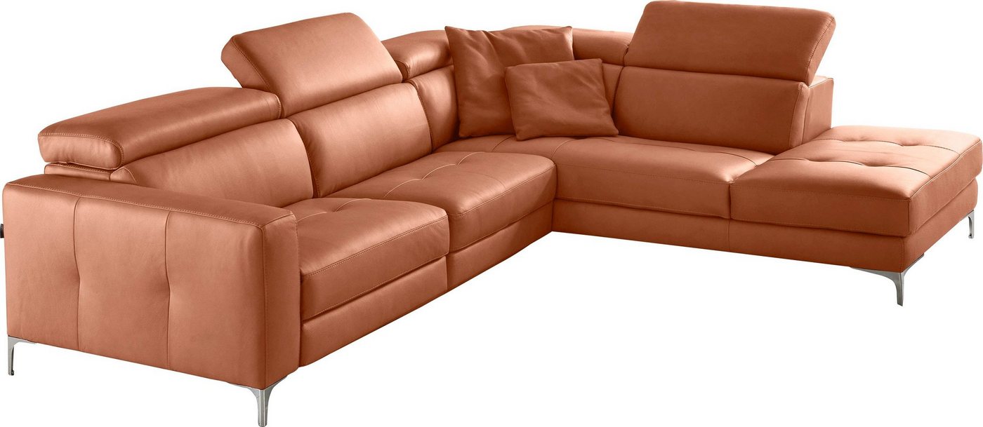 Egoitaliano Ecksofa Matt, hoher Sitzkomfort und aufwendige Detailverarbeitung, L-Form, mit Ottomane, inkl. verstellbarer Kopfteile zum Relaxen Egoitaliano Ecksofa Matt, hoher Sitzkomfort und aufwendige Detailverarbeitung, L-Form, mit Ottomane, inkl. verstellbarer Kopfteile zum Relaxen von Egoitaliano