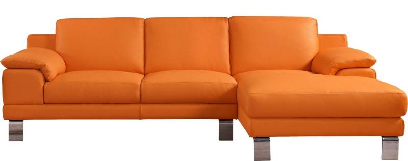 Egoitaliano Ecksofa Shakira, Design und super Sitzkomfort auf hohem Niveau, tolle Details, mit Recamiere, L-Form, edle Füße von Egoitaliano