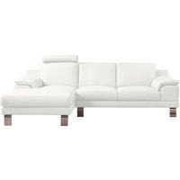 Egoitaliano Ecksofa "Shakira, Design und super Sitzkomfort auf hohem Niveau, tolle Details" mit Recamiere, L-Form, edle Füße von Egoitaliano