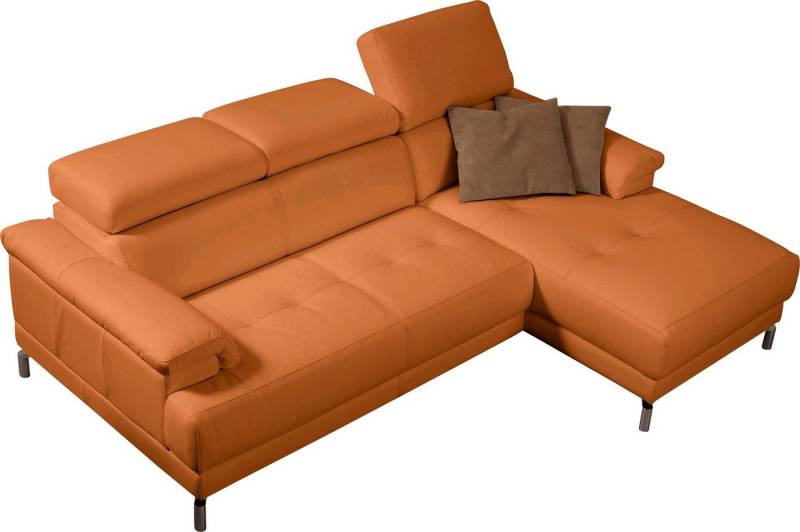 Egoitaliano Ecksofa Soul, Design und Sitzkomfort auf hohem Niveau, tolle Details, L-Form, mit Recamiere, inkl. Kopfteilverstellung von Egoitaliano