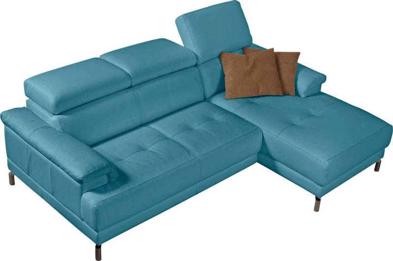 Egoitaliano Ecksofa Soul, Design und Sitzkomfort auf hohem Niveau, tolle Details, L-Form, mit Recamiere, inkl. Kopfteilverstellung von Egoitaliano