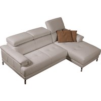 Egoitaliano Ecksofa "Soul, Design und Sitzkomfort auf hohem Niveau, tolle Details, L-Form" mit Recamiere, inkl. Kopfteilverstellung von Egoitaliano