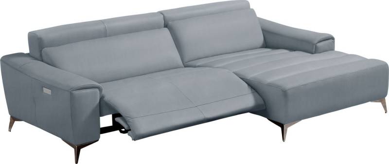 Egoitaliano Ecksofa Suzette, Designsofa mit hohem Sitzkomfort, mit Recamiere, inkl. 1 elektronischen Relaxfunktion, L-Form von Egoitaliano