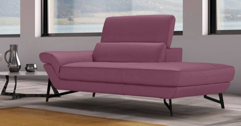 Egoitaliano Ottomane Narcisa, Designsofa, mit verstellbarer Kopfstütze, Solitärmöbel als Blickfang von Egoitaliano