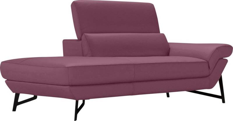 Egoitaliano Ottomane Narcisa, Designsofa, mit verstellbarer Kopfstütze, Solitärmöbel als Blickfang von Egoitaliano