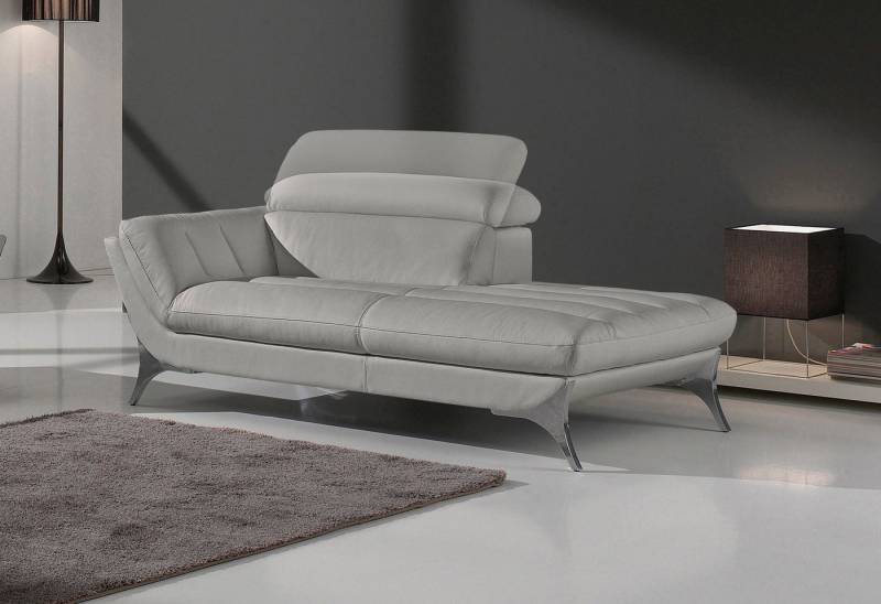 Egoitaliano Recamiere Sueli, extravagantes Design und erstklassiger Sitzkomfort, Solitärmöbel, hochwertiger Lederbezug, inklusive Kopfteilverstellung von Egoitaliano