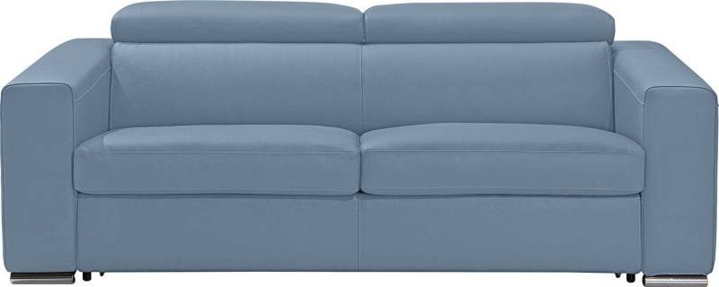 Egoitaliano Schlafsofa Cabiria, Design und super Sitz- und Liegekomfort, Sofa inkl. Schlaffunktion, Kopfteile verstellbar, mit Metallfüßen von Egoitaliano