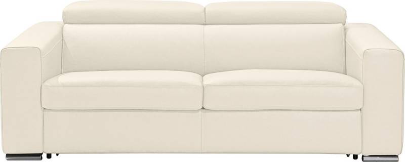 Egoitaliano Schlafsofa Cabiria, Design und super Sitz- und Liegekomfort, Sofa inkl. Schlaffunktion, Kopfteile verstellbar, mit Metallfüßen von Egoitaliano
