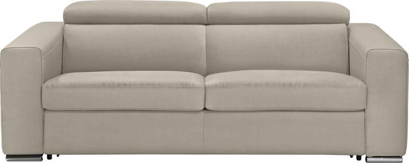 Egoitaliano Schlafsofa Cabiria, Design und super Sitz- und Liegekomfort, Sofa inkl. Schlaffunktion, Kopfteile verstellbar, mit Metallfüßen von Egoitaliano