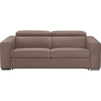 Egoitaliano Schlafsofa "Cabiria", Sofa inkl. Schlaffunktion, Kopfteile verstellbar, mit Metallfüßen von Egoitaliano