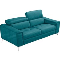 Egoitaliano Schlafsofa "Francine Designsofa, Loungesofa mit Dauerschlaffunktion, Breite 233 cm" mit Bettfunktion, Luxus-Microfaser BLUSH, teal, Fußfarbe chrom Egoitaliano Schlafsofa "Francine Designsofa, Loungesofa mit Dauerschlaffunktion, Breite 233 cm" mit Bettfunktion, Luxus-Microfaser BLUSH, teal, Fußfarbe chrom von Egoitaliano