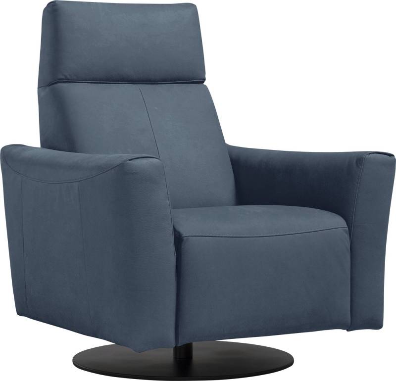 Egoitaliano Sessel Blues Designsessel, Loungesessel, drehbar, inkl. manuelle Relaxfunktion durch Push-Back-Mechanismus von Egoitaliano