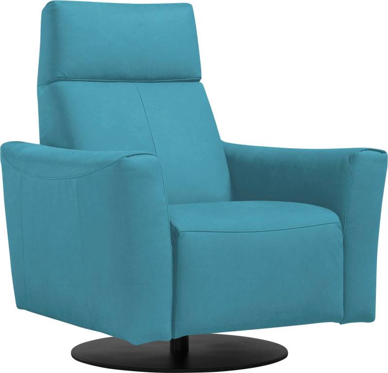 Egoitaliano Sessel Blues Designsessel, Loungesessel, drehbar, inkl. manuelle Relaxfunktion durch Push-Back-Mechanismus von Egoitaliano