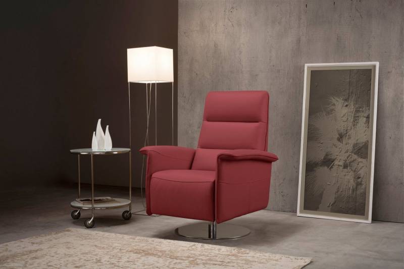 Egoitaliano Sessel Kelly Designsessel, drehbar, manuelle Relaxfunktion mit Push-Back-Mechanismus von Egoitaliano
