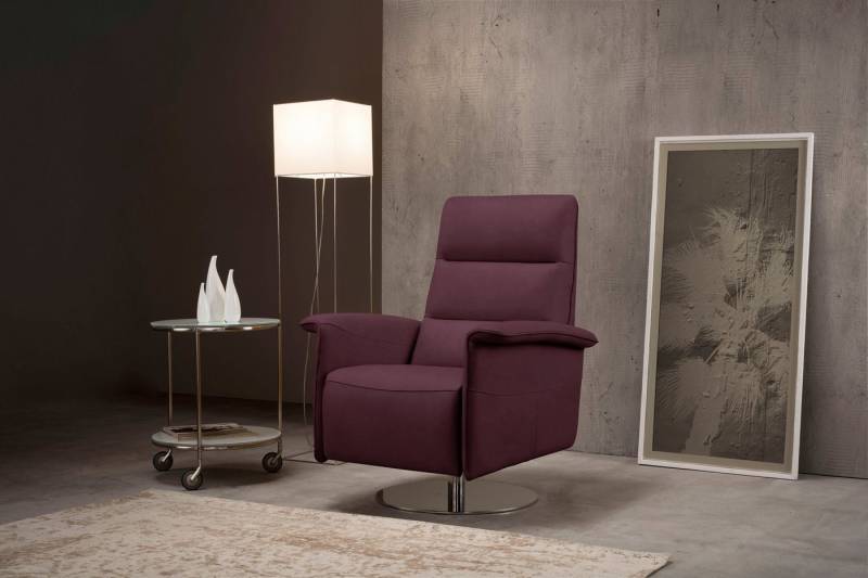 Egoitaliano Sessel Kelly Designsessel, drehbar, manuelle Relaxfunktion mit Push-Back-Mechanismus von Egoitaliano