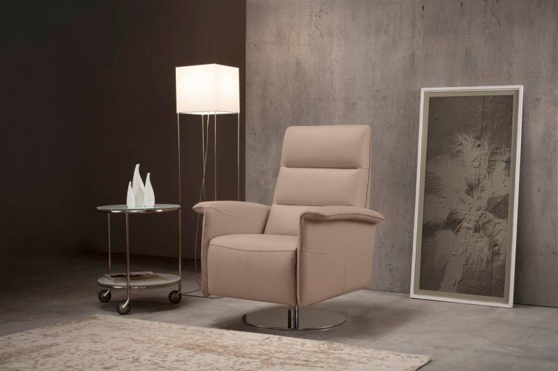 Egoitaliano Sessel Kelly Designsessel, drehbar, manuelle Relaxfunktion mit Push-Back-Mechanismus von Egoitaliano