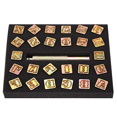 13 Mm Metall-Stempel-Set, Vintage-Design, Alphabet, 26 Buchstaben, Stanzwerkzeug, Basteln von Egujiwa