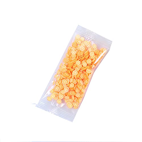 Egurs 800pcs Obst Scheiben Polymer Clay Fruchtscheiben Nail Art DIY Decoraties Accessoires Heimwerker Kunsthandwerk Harz Schleimherstellung Handy Dekoration Zubehör Grapefruit von Egurs