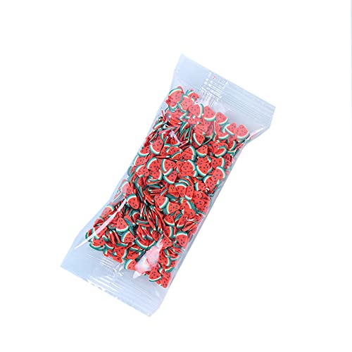 Egurs 800pcs Obst Scheiben Polymer Clay Fruchtscheiben Nail Art DIY Decoraties Accessoires Heimwerker Kunsthandwerk Harz Schleimherstellung Handy Dekoration Zubehör Wassermelone von Egurs