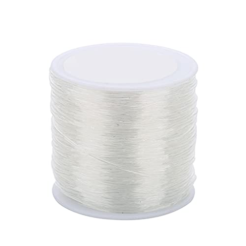 Egurs 80m Transparent Schmuckfaden Elastisch Perlenschnur schmuckschnur 0.10mm von Egurs