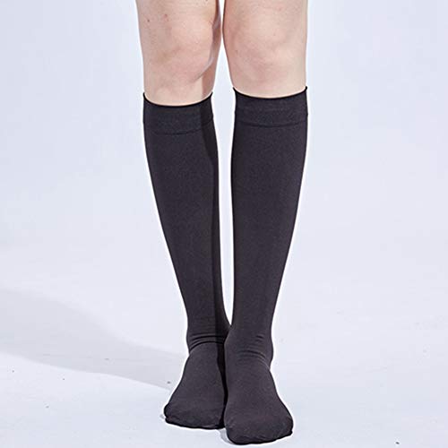 Egurs Kompressionsstrümpfe Damen Herren Stützstrümpfe (34-46MMHG,Klasse 3) für Schwangerschaft Sport Flug Anti-Thrombose Medizinische Socken 1# XL von Egurs