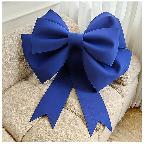 Egurs Schleife Große Rote Schleifen Handgemachte DIY Schleife Riesenschleife für Auto Valentinstag Weihnachten Geschenk Hochzeit Deko und Geburtstag Party Dekoration Blau 30cm von Egurs