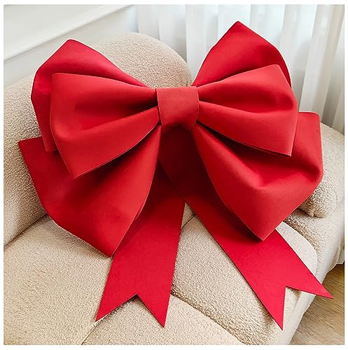 Egurs Schleife Große Rote Schleifen Handgemachte DIY Schleife Riesenschleife für Auto Valentinstag Weihnachten Geschenk Hochzeit Deko und Geburtstag Party Dekoration Chinesisch Rot 50cm von Egurs