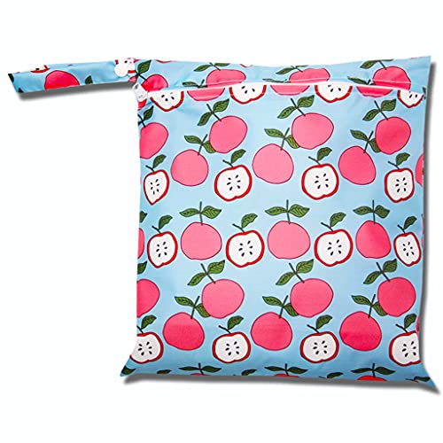 Egurs Wetbag Wasserdicht Wiederverwendbar Wickeltasche Windelbeutel Apfel M=30 * 28cm Egurs Wetbag Wasserdicht Wiederverwendbar Wickeltasche Windelbeutel Apfel M=30 * 28cm von Egurs