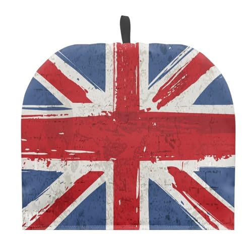 Eheartsgir Britische Flagge, Union Jack-Teekessel-Abdeckung für englische Teesets, langlebige Teekanne, gemütlich, Frühstückswärmer, Zuhause, Küche, Hotel, Teeparty, Tischdekoration, Zubehör von Eheartsgir
