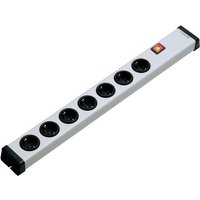 Ehmann 0201x00072300 Steckdosenleiste mit Schalter 7fach Weiß ohne Stecker 1St. von Ehmann